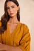 Picture of STRAIGHT LINEN DRESS BLINNY BIS
